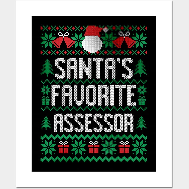 Santa's Favorite Assessor Wall Art by Saulene